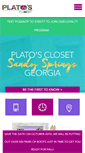 Mobile Screenshot of platosclosetsandysprings.com